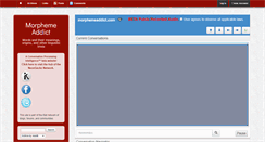 Desktop Screenshot of morphemeaddict.com